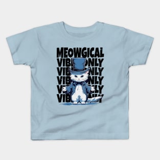 Meowgical Vibes Only Kids T-Shirt